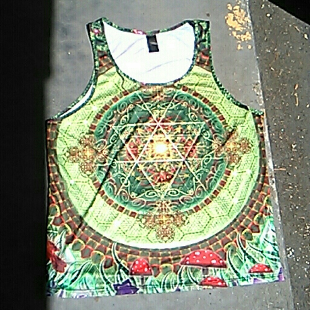 Headspace psychedelic tank top